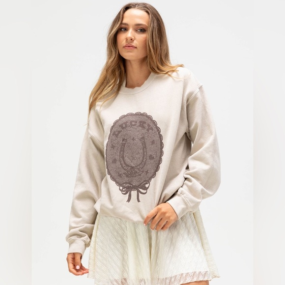 BDG by Urban Outfitters Lucky Graphic Sweater - Picture 2 of 5